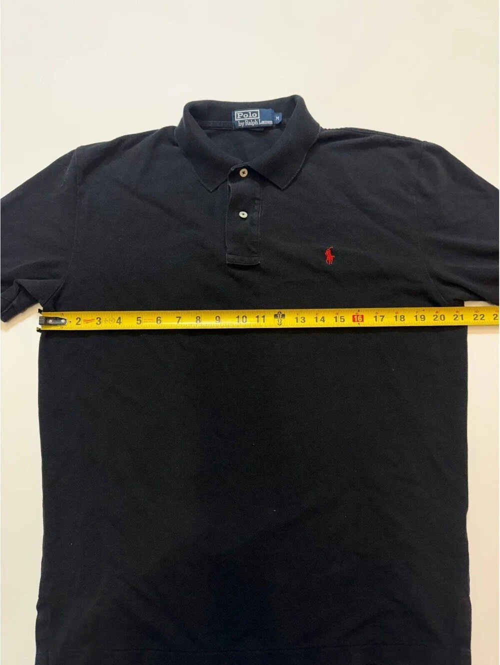 Lot of 2 Polo Ralph Lauren Polo Shirts Mens M Black Striped Short Sleeve